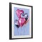 Stupell Industries Heart Balloons Celebration Framed Print Under Glass, design by Michael Willett